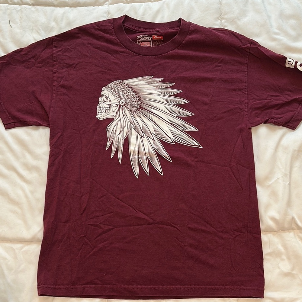 Vans Burgundy Graphic Tee